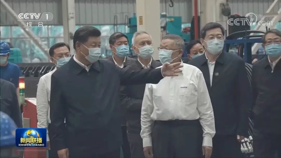 總書記“點贊”山河創(chuàng)新，山河智能集中收看《新聞聯播》