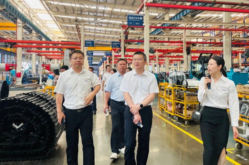 深化協(xié)同，共謀發(fā)展！中鋁國際董事長(zhǎng)李宜華、長(zhǎng)沙有色院董事長(zhǎng)譚榮和到訪山河智能