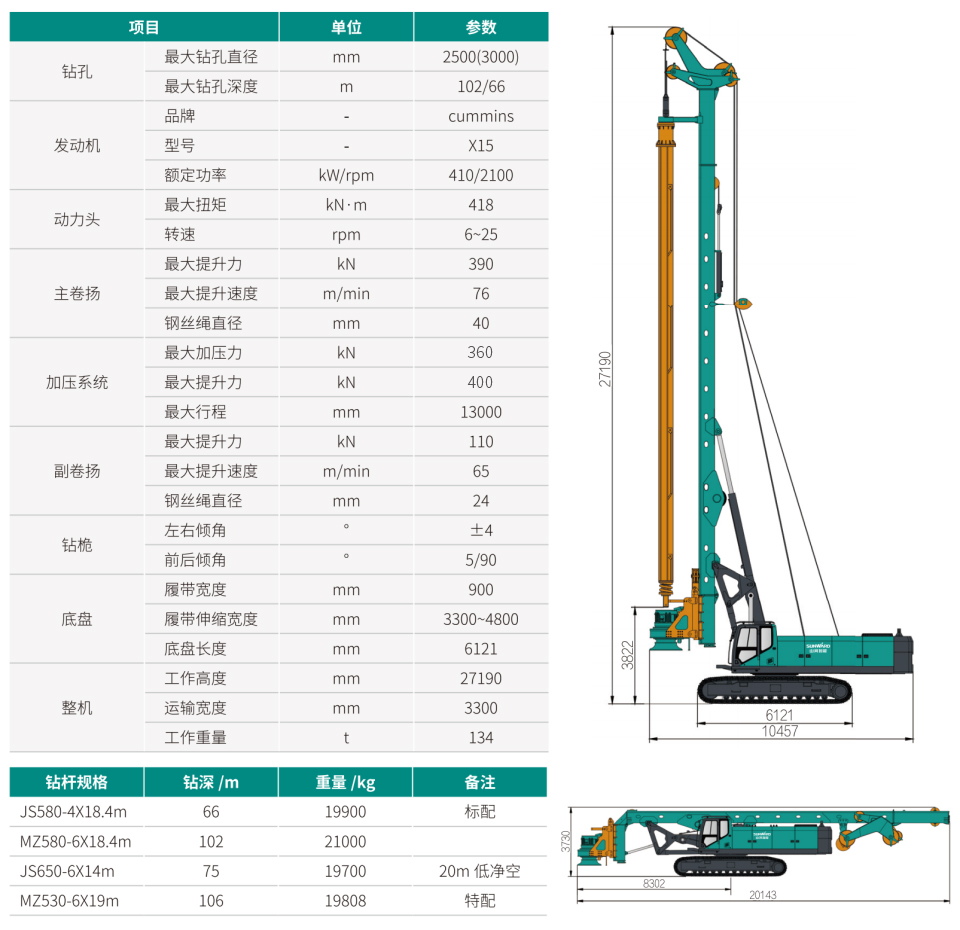 大型多功能旋挖鉆機